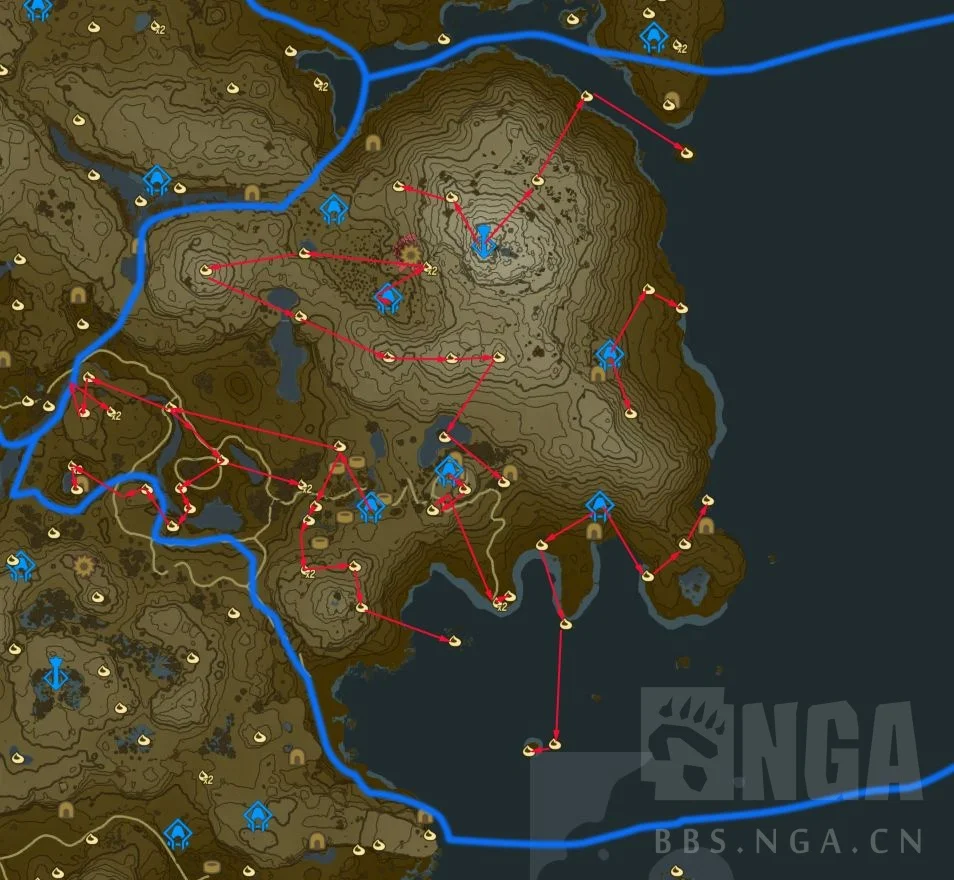 塞尔达传说王国之泪拉聂尔山呀哈哈位置汇总_DD220游戏联盟