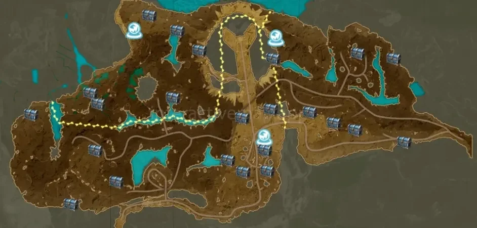 蓝色协议全宝箱分布位置 各区域宝箱位置图示_DD220游戏联盟