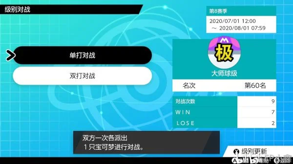 宝可梦剑盾S8单打大师阵容推荐 最新单打阵容分享_DD220游戏联盟