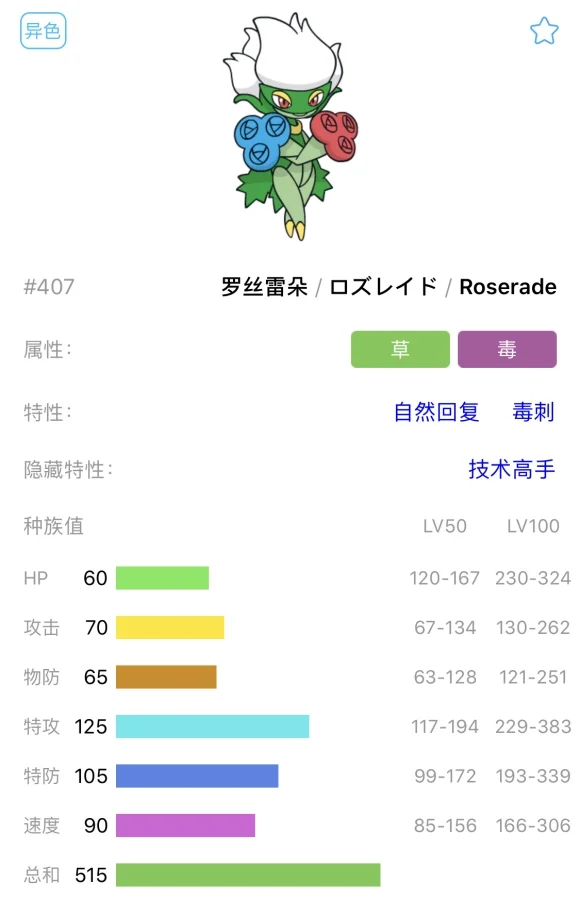 宝可梦剑盾罗丝雷朵单打对战分析 单打如何配招 配招推荐_DD220游戏联盟