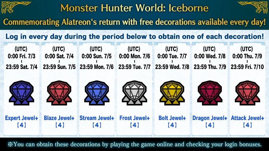 怪物猎人世界冰原纪念煌黑龙登场特别活动一览 MHWI攻击珠、达人珠配送_DD220游戏联盟